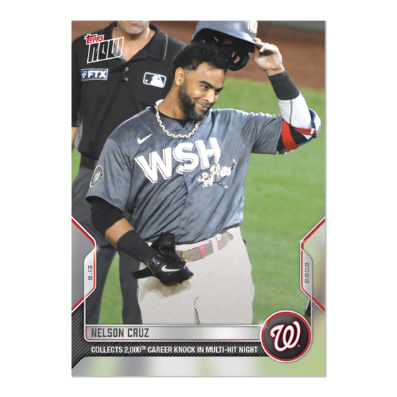 2022 Topps Now #700 Nelson Cruz
