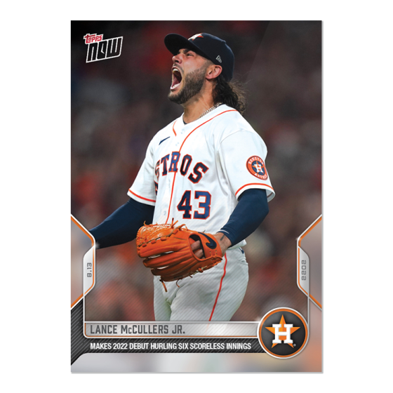 2022 Topps Now #702 Lance McCullers