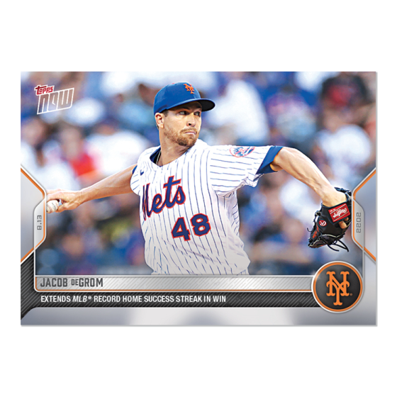 2022 Topps Now #703 Jacob deGrom