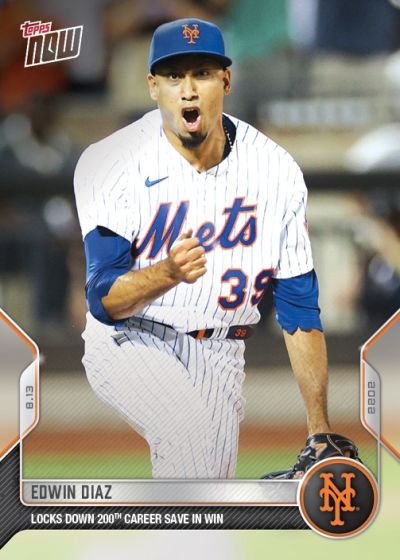 2022 Topps Now #704 Edwin Díaz