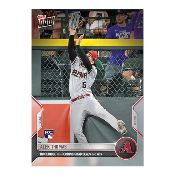 2022 Topps Now #706 Alek Thomas