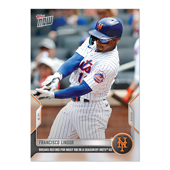 2022 Topps Now #709 Francisco Lindor