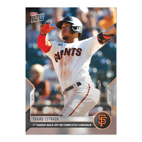 2022 Topps Now #712 Thairo Estrada
