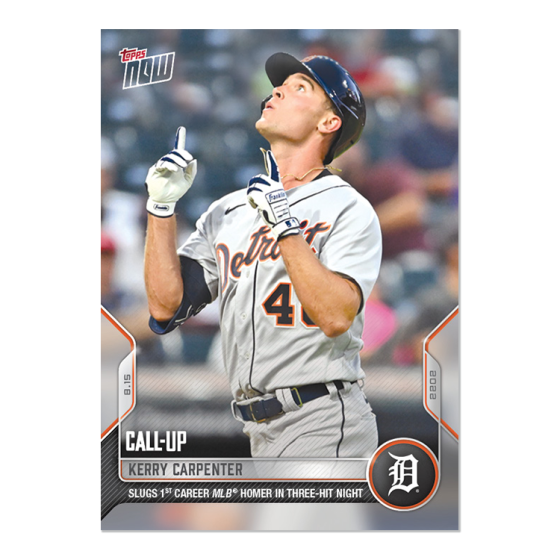 2022 Topps Now #717 Kerry Carpenter