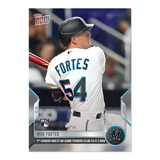 2022 Topps Now #721 Nick Fortes