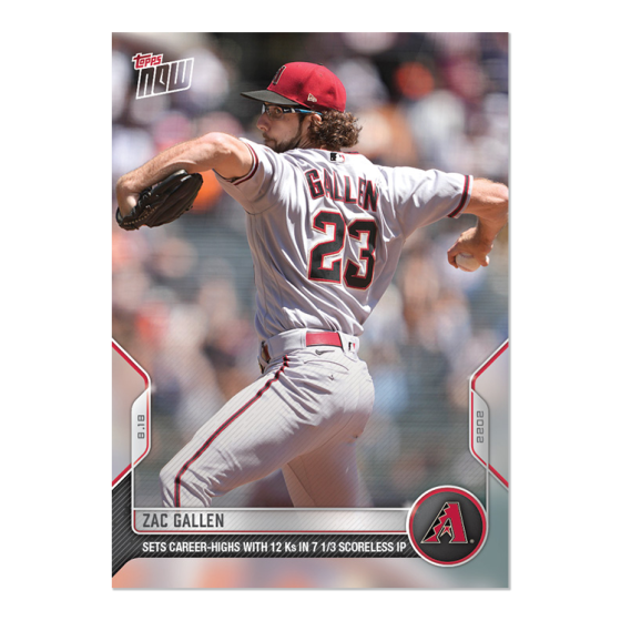2022 Topps Now #733 Zac Gallen