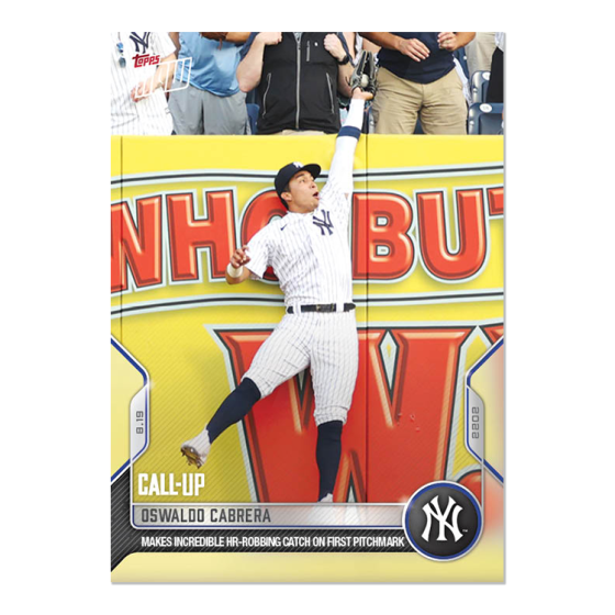 2022 Topps Now #739 Oswaldo Cabrera