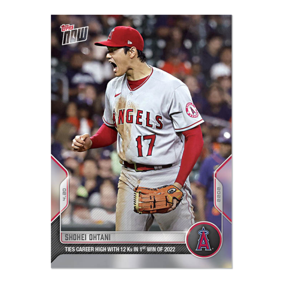 2022 Topps Now #74 Shohei Ohtani
