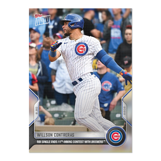 2022 Topps Now #747 Willson Contreras