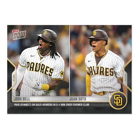 2022 Topps Now #752 Josh Bell/Juan Soto