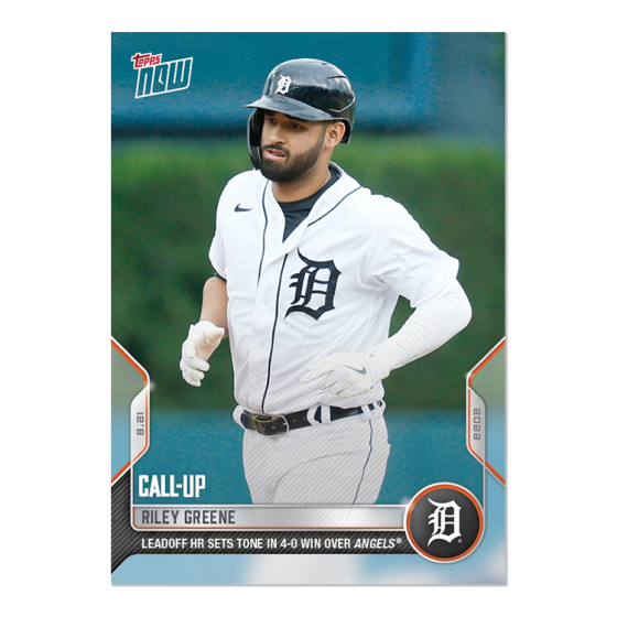 2022 Topps Now #756 Riley Greene