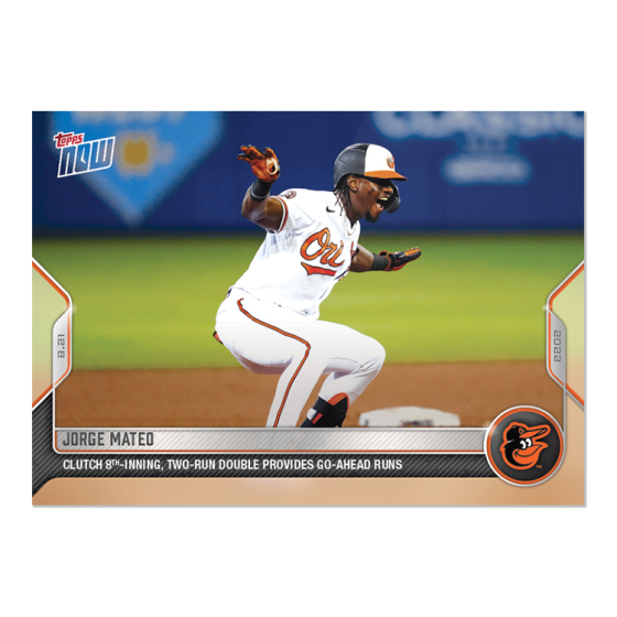 2022 Topps Now #757 Jorge Mateo