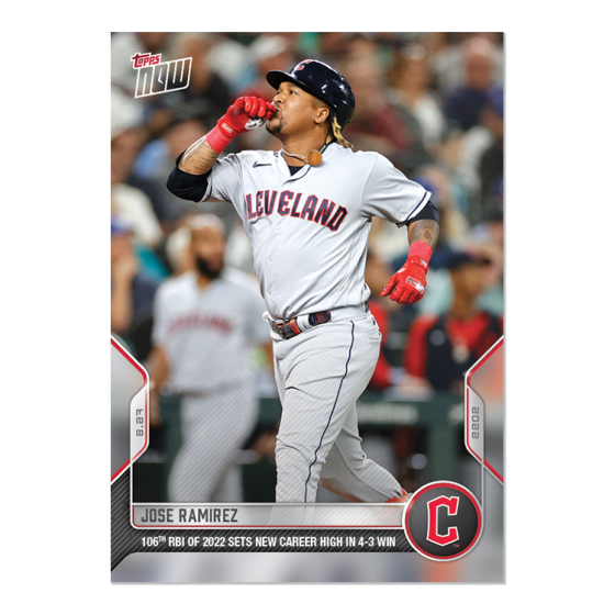 2022 Topps Now #791 José Ramírez