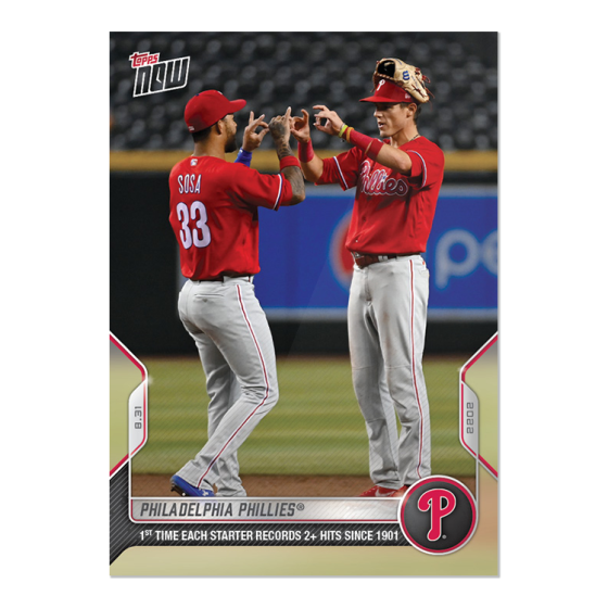 2022 Topps Now #818 Philadelphia Phillies
