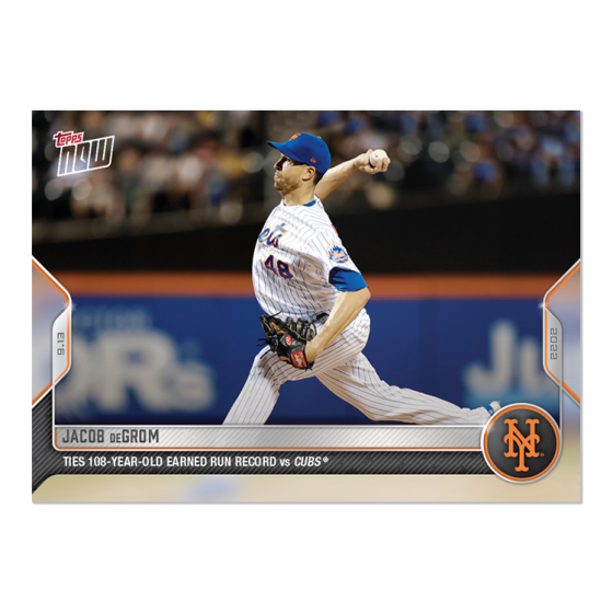 2022 Topps Now #894 Jacob deGrom
