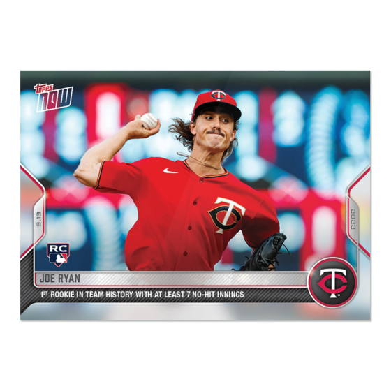 2022 Topps Now #896 Joe Ryan