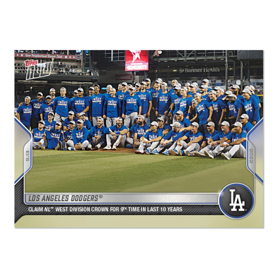 2022 Topps Now #898 Los Angeles Dodgers