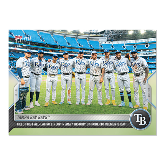2022 Topps Now #906 Tampa Bay Rays