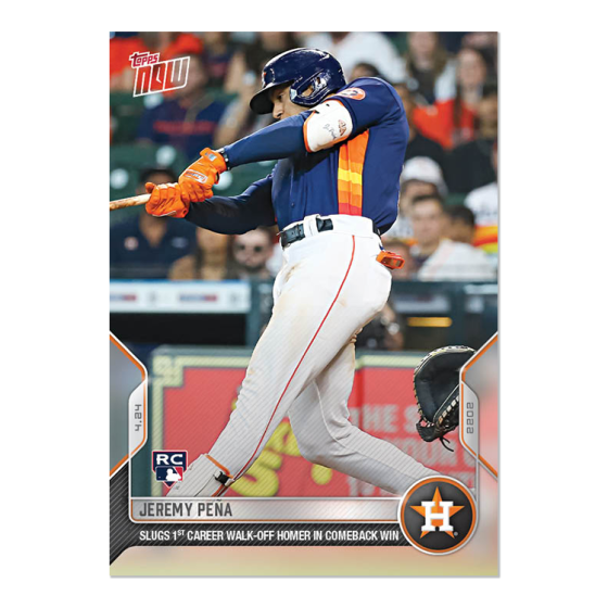 2022 Topps Now #91 Jeremy Peña