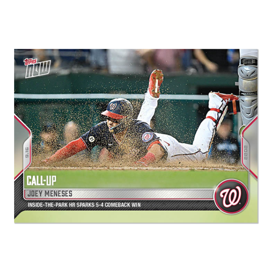 2022 Topps Now #910 Joey Meneses