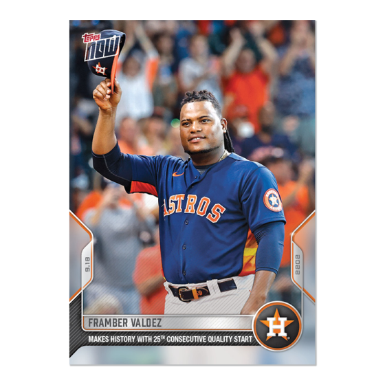 2022 Topps Now #922 Framber Valdez