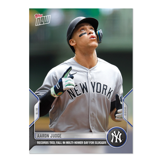 2022 Topps Now #923 Aaron Judge