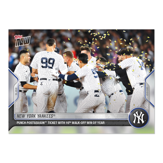 2022 Topps Now #943 New York Yankees