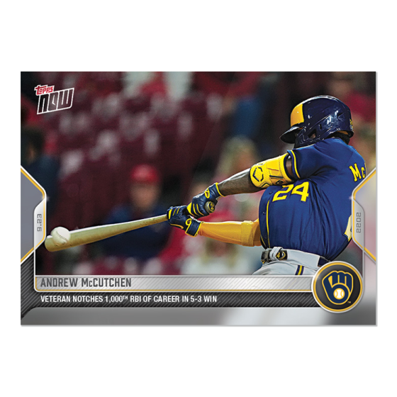 2022 Topps Now #946 Andrew McCutchen
