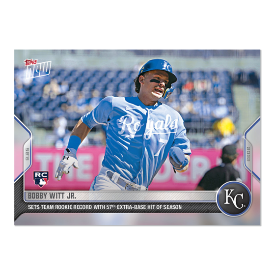 2022 Topps Now #956 Bobby Witt Jr