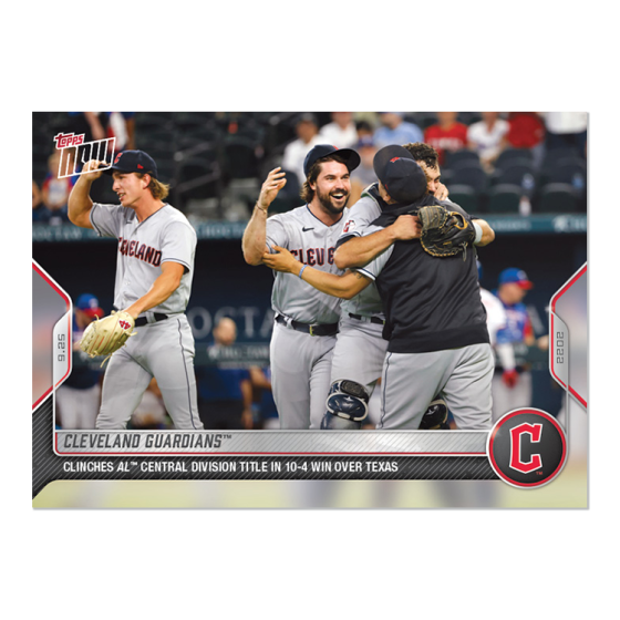 2022 Topps Now #959 Cleveland Guardians