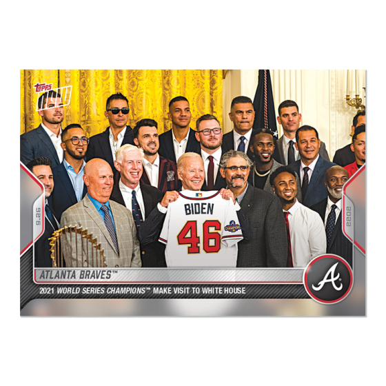 2022 Topps Now #961 Atlanta Braves
