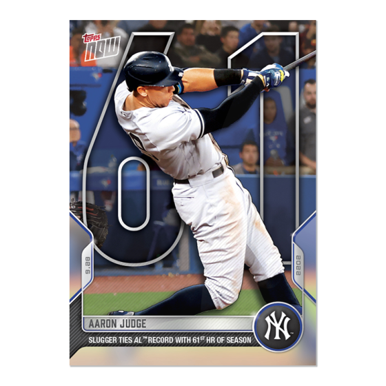 2022 Topps Now #975 Aaron Judge