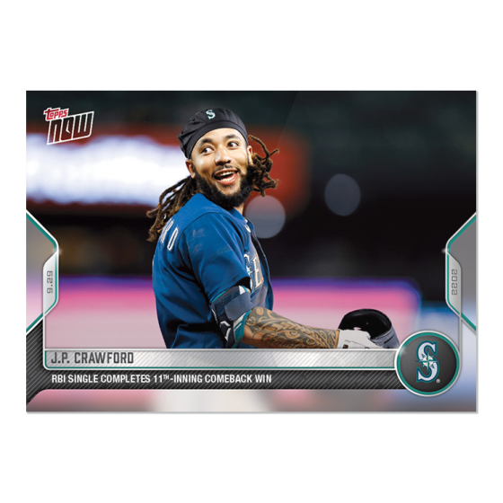 2022 Topps Now #982 J.P. Crawford