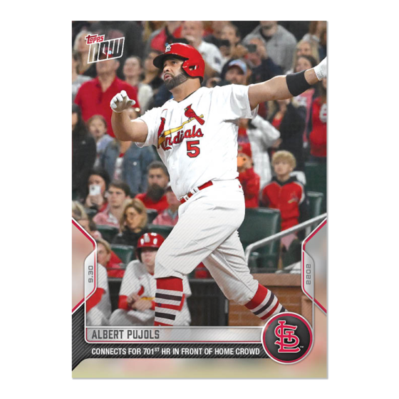 2022 Topps Now #989 Albert Pujols