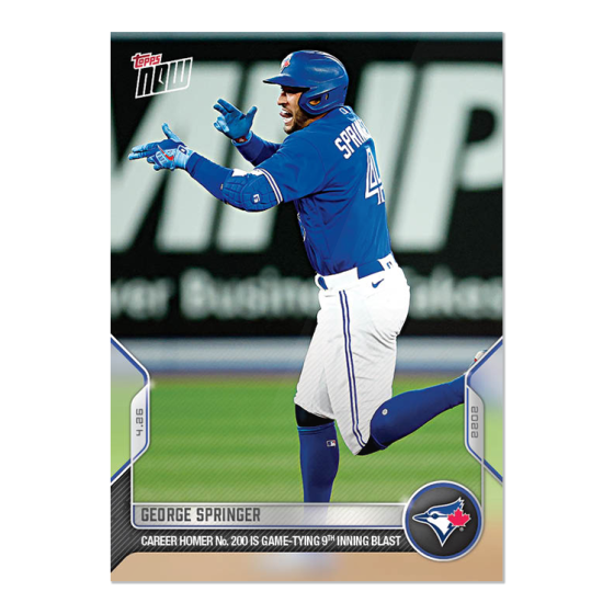 2022 Topps Now #99 George Springer