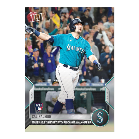 2022 Topps Now #991 Cal Raleigh