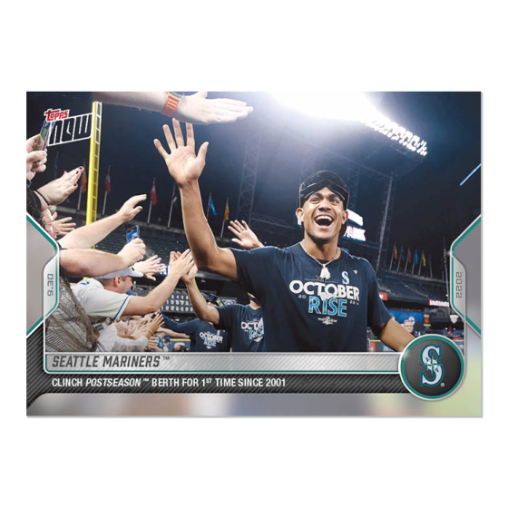 2022 Topps Now #992 Seattle Mariners