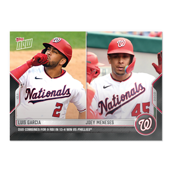 2022 Topps Now #994 Luis García/Joey Meneses