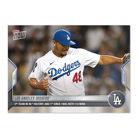 2022 Topps Now #997 Los Angeles Dodgers