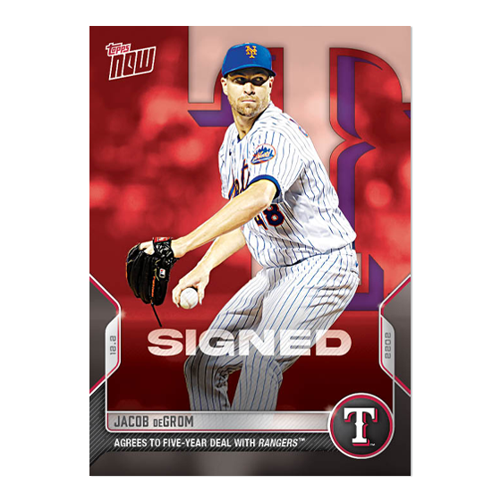 2022 Topps Now #OS-41 Jacob deGrom