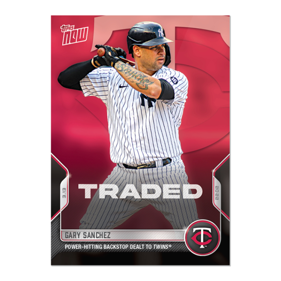 2022 Topps Now #ST-1 Gary Sanchez