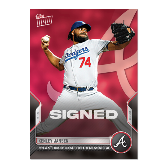 2022 Topps Now #ST-10 Kenley Jansen