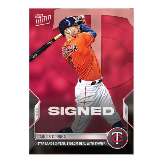 2022 Topps Now #ST-12 Carlos Correa