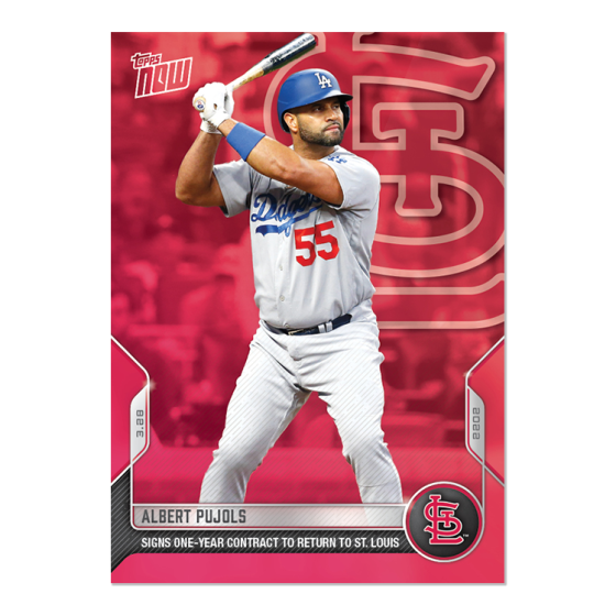 2022 Topps Now #ST-15 Albert Pujols
