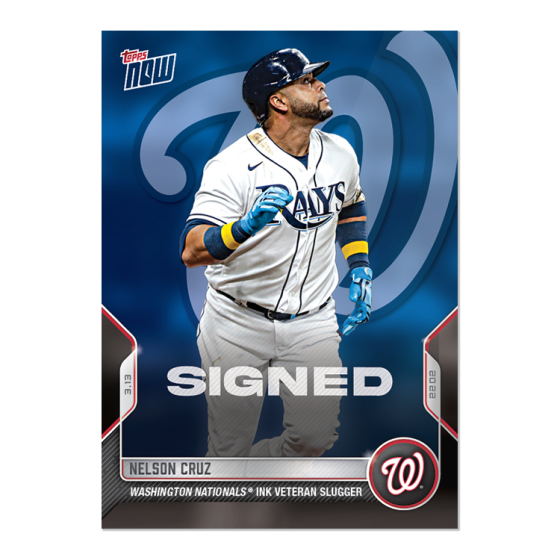 2022 Topps Now #ST-3 Nelson Cruz