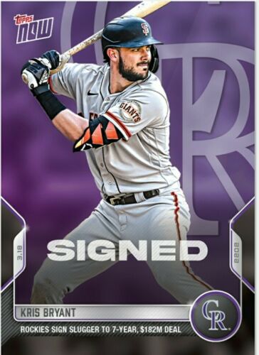 2022 Topps Now #ST-8 Kris Bryant