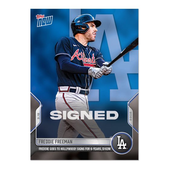 2022 Topps Now #ST-9 Freddie Freeman