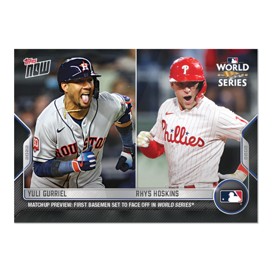 2022 Topps Now #WSM-2 Yuli Gurriel / Rhys Hoskins