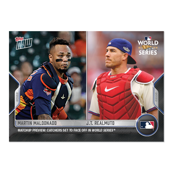 2022 Topps Now #WSM-1 Martin Maldonado / J.T. Realmuto