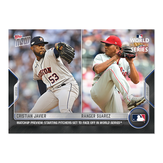 2022 Topps Now #WSM-12 Cristian Javier / Ranger Suárez